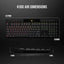 TECLADO GAMING RGB CORSAIR K100 AIR MECÁNICO INALÁMBRICO BLUETOOTH