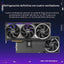 TARJETA DE VIDEO ASUS ROG ASTRAL RTX 5080 16GB GDDR7 OC EDITION 2790 MHZ 90YV0LV0-M0AA00 NEGRO