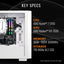 Thermaltake LCGS NE R76-H16 Gaming Desktop (AMD Ryzen 7 5700, ToughRam DDR4 3600Mhz 16GB RGB Memory, AMD Radeon RX 7600, 1TB NVMe M.2, Wifi, Windows 11)
