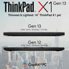 LAPTOP LENOVO THINKPAD X1 CARBON G13 14" 7-255U 32GB 512GB WIN 11 PRO INGLES 21NX00F9US NEGRO - High Tech CR