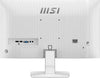 MONITOR GAMING MSI PRO MP251W E2 24.5" 1920 x 1080 1MS 120HZ HDMI DISPLAY PORT Y VGA 9S6-3PD4CM-003 BLANCO - High Tech CR