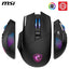 MOUSE GAMING RGB MSI VERSA PRO INALÁMBRICO 2.4 GHZ / BLUETOOTH ALÁMBRICO USB 26000 DPI S12-4301360-CLA NEGRO - High Tech CR
