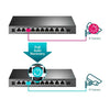 SWITCH TP LINK TL-SG1210MPE(UN) 9 PUERTOS GIGABIT RJ45 Y 1 PUERTO SFP/RJ45 COMBINADO 10/100/1000 MBPS - High Tech CR