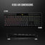TECLADO GAMING RGB CORSAIR K100 AIR MECÁNICO INALÁMBRICO BLUETOOTH - High Tech CR