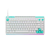 Teclado Gaming Logitech G512 X 75 RGB Mecánico USB Inglés Switches TMR Táctiles Blanco 920-013948