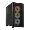 CASE CORSAIR FRAME 4000D RS MID TOWER VENTILADORES 3 DE 120MM CON VIDRIO LATERAL Y MALLA FRONTAL CC-9011312-WW NEGRO High Tech