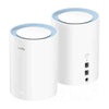 SISTEMA WIFI CUDY M1200(2-PACK) 1.0 DOBLE BANDA (5GHZ) AC1200 CUDY MESH SOLUTION BLANCO - High Tech CR
