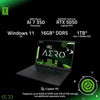 GIGABYTE AERO X16; Copilot+ PC - 165Hz 2560x1600 WQXGA - NVIDIA GeForce RTX 5050 - AMD Ryzen AI 7 350 - 1TB SSD with 16GB DDR5 RAM - Windows 11 Home