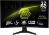 MONITOR GAMING MSI MAG 32C6X 31.5" 1920 x 1080 1MS 250HZ DISPLAY PORT HDMI 9S6-3DD41M-013 NEGRO