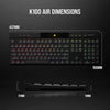 TECLADO GAMING RGB CORSAIR K100 AIR MECÁNICO INALÁMBRICO BLUETOOTH - High Tech CR