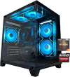Gaming Desktop Computer PC,AMD Ryzen 5 5600GT,16GB RAM and 1TB M.2 NVMe PCle4.0,ARGB FAN,WiFi+BT5.0 - High Tech
