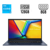 LAPTOP ASUS X1404ZA-I38128 14" I3-1215U 8GB 128GB SSD WIN 11 HOME INGLES AZUL 90NB1001-M00NB0