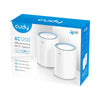 SISTEMA WIFI CUDY M1200(2-PACK) 1.0 DOBLE BANDA (5GHZ) AC1200 CUDY MESH SOLUTION BLANCO - High Tech CR