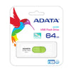 Memoria USB ADATA UV320 64GB USB 3.1 100MB/s Blanco Verde