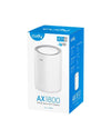SISTEMA WIFI CUDY M1800(1-PACK) 2.0 DOBLE BANDA (5GHZ) AX1800 CUDY MESH HASTA 1000MBPS BLANCO - High Tech CR