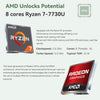 Dell Inspiron 15 15.6" FHD Touch, AMD Ryzen 7 7730U, 16GB RAM, 512GB SSD, Windows 11 Home en Inglés, Color Negro, Modelo DC15255A117BLKPU-B - High Tech CR