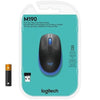 Mouse Logitech M190 Inalámbrico Azul con Receptor Nano USB 1000 DPI 910-005903