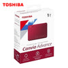 Disco Duro Externo Toshiba Canvio Advance 1TB USB 3.0 Rojo
