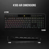 TECLADO GAMING RGB CORSAIR K100 AIR MECÁNICO INALÁMBRICO BLUETOOTH - High Tech CR